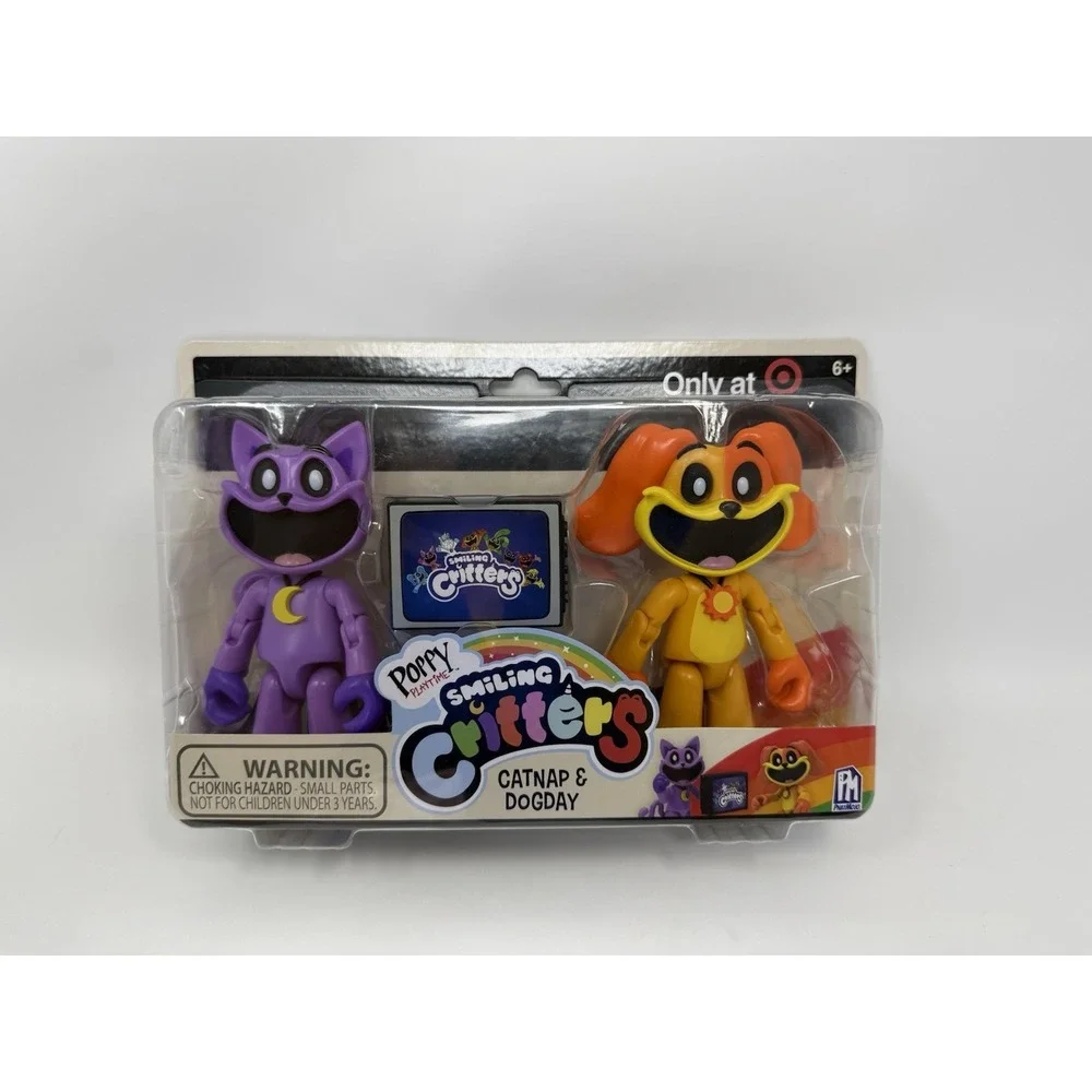 NEW SEALED Poppy Playtime Smiling Critters Catnap & Dogday Action Figures 2-Pack